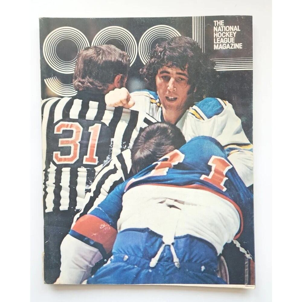 1974 Goal St. Louis Blues The National Hockey League Magazine Vancouver M460